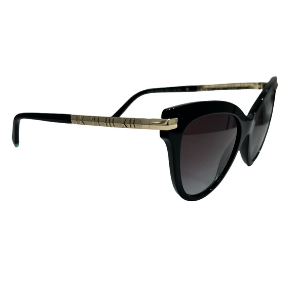 TIFFANY & CO. TF 4182 8001/3C BLACK FRAME GRAY GRADIENT LENS CAT EYE SUNGLASSES - Picture 8 of 16